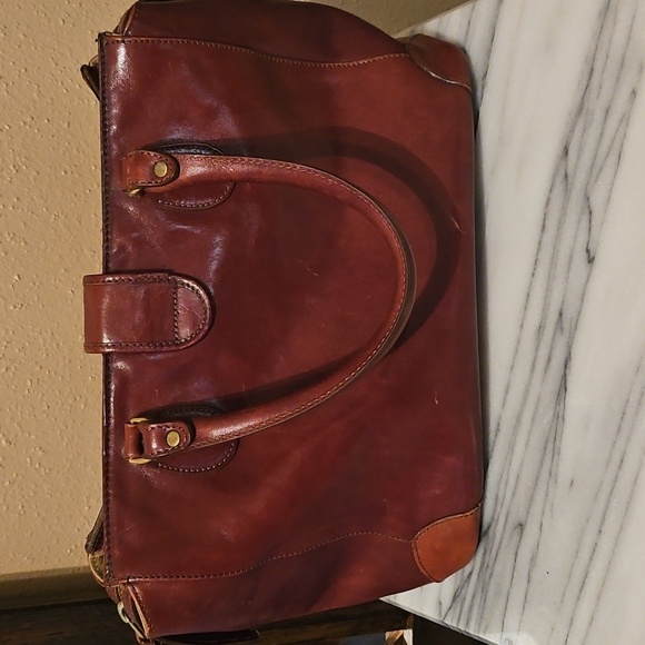 Brahmin Brown Leather Bag - Picture 3 of 12